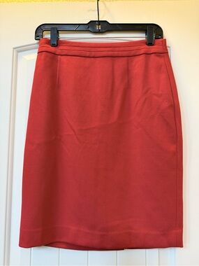 White House Black Market Red Pencil Skirt
